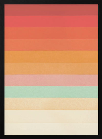 Rainbow Chevrons - Poster / Art Print