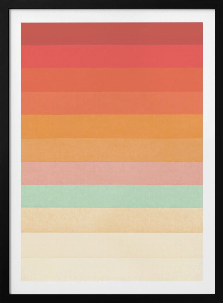 Rainbow Chevrons - Poster / Art Print