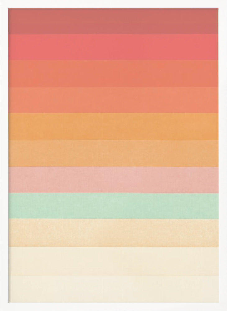 Rainbow Chevrons - Poster / Art Print