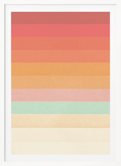 Rainbow Chevrons - Poster / Art Print