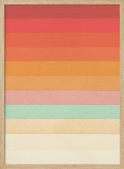 Rainbow Chevrons - Poster / Art Print