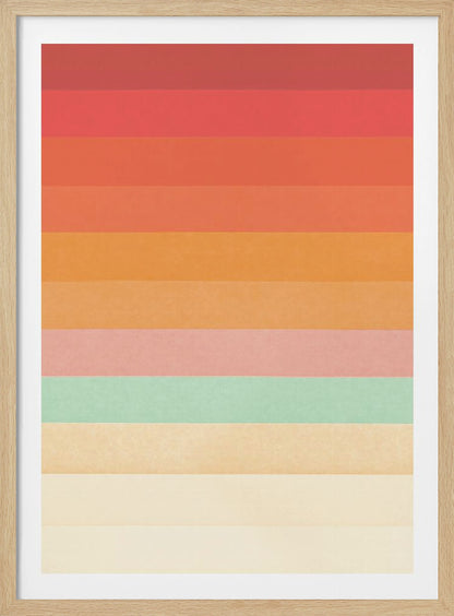 Rainbow Chevrons - Poster / Art Print