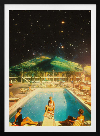 Space Pool - Poster / Art Print