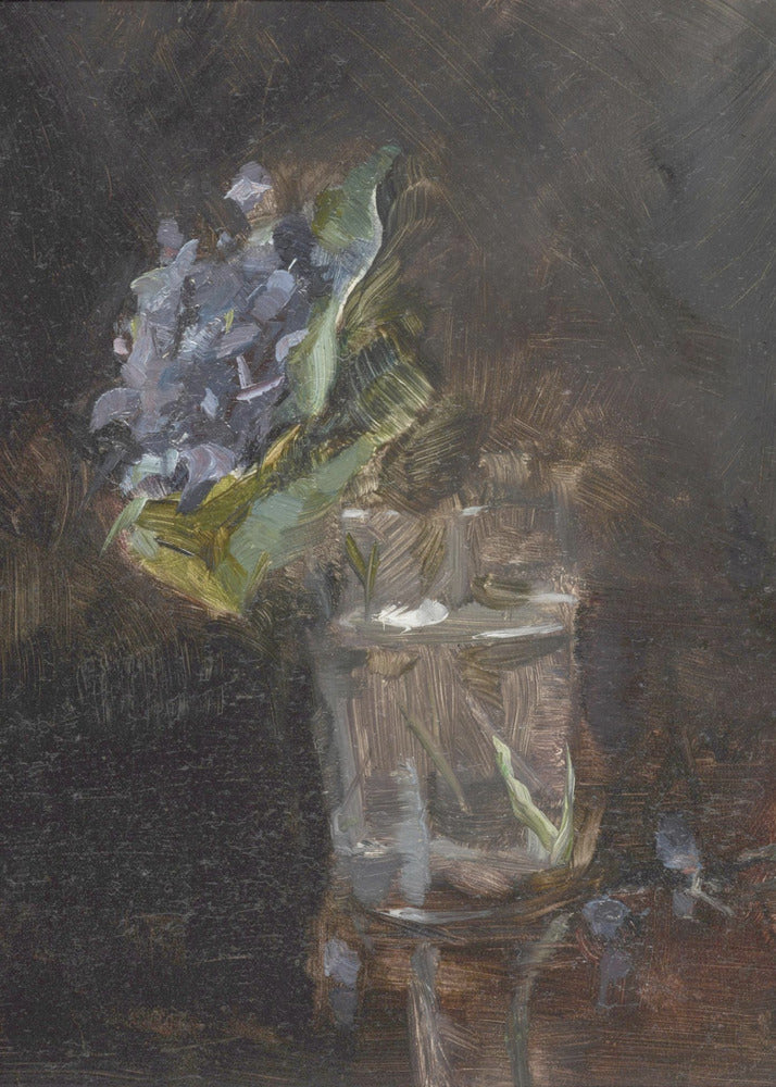 Bouquet of Violets In a Vase (1882) - Poster / Art Print