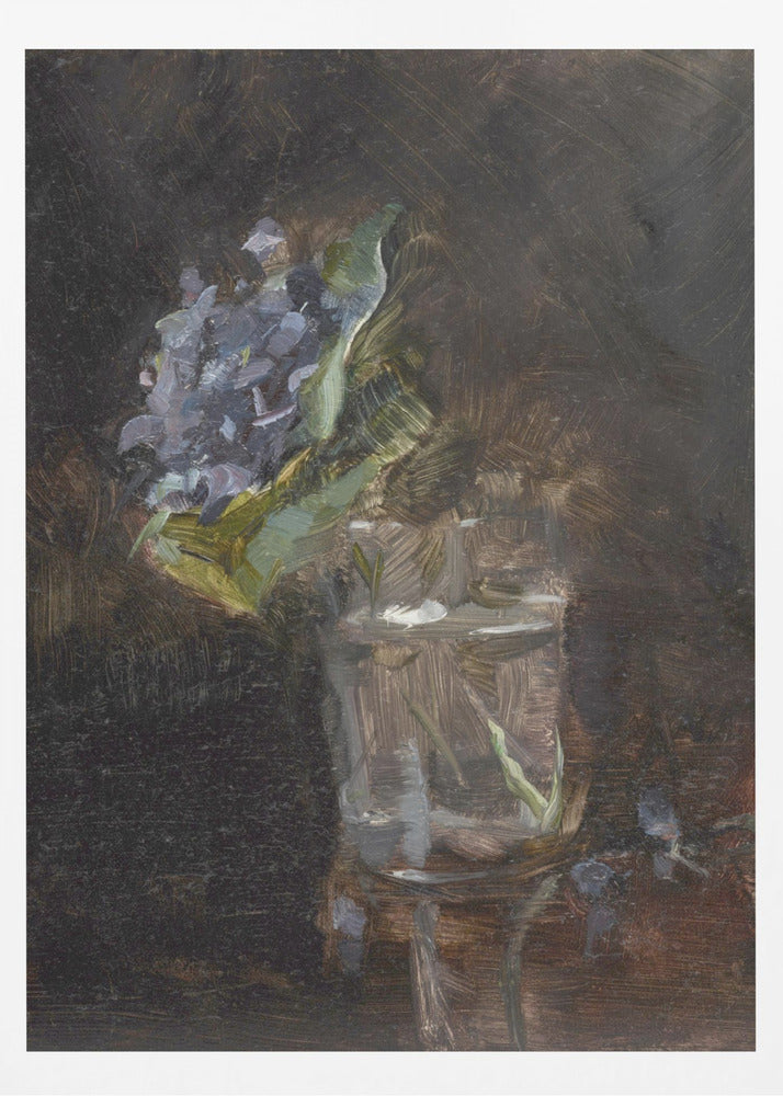 Bouquet of Violets In a Vase (1882) - Poster / Art Print