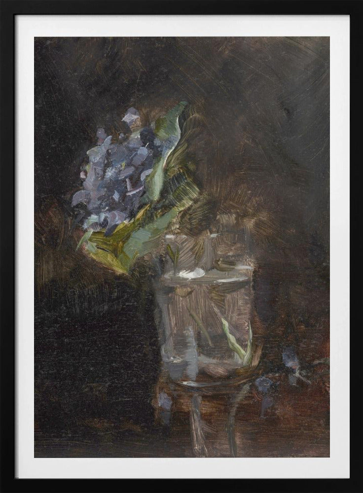 Bouquet of Violets In a Vase (1882) - Poster / Art Print