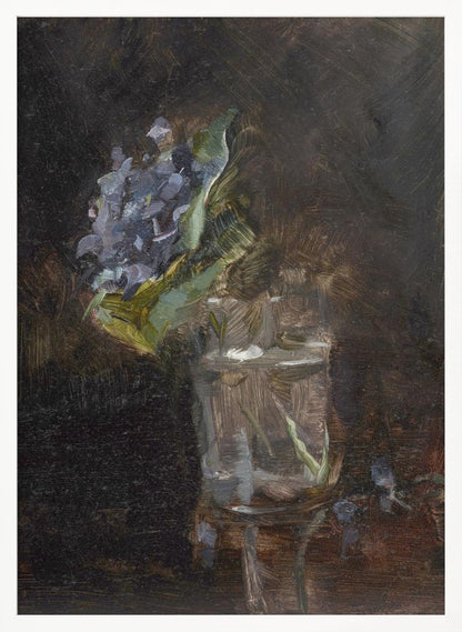 Bouquet of Violets In a Vase (1882) - Poster / Art Print