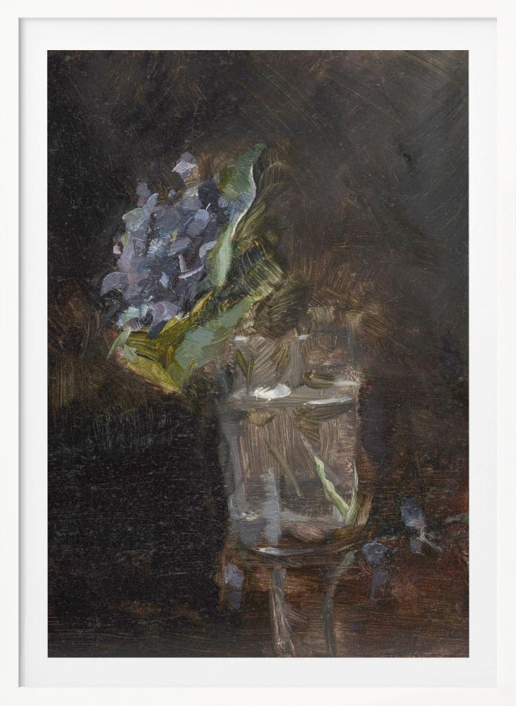 Bouquet of Violets In a Vase (1882) - Poster / Art Print