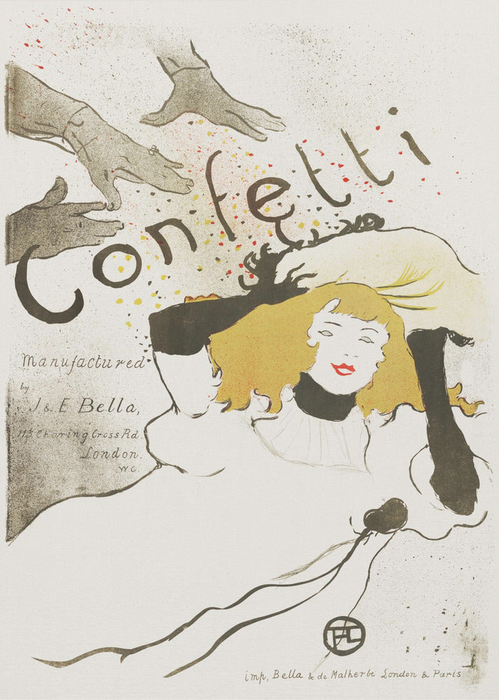 Confetti (1894) - Poster / Art Print