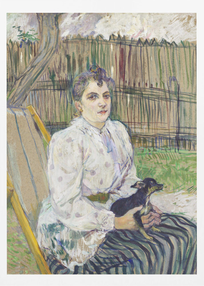 Lady With a Dog (1891) - Poster / Art Print