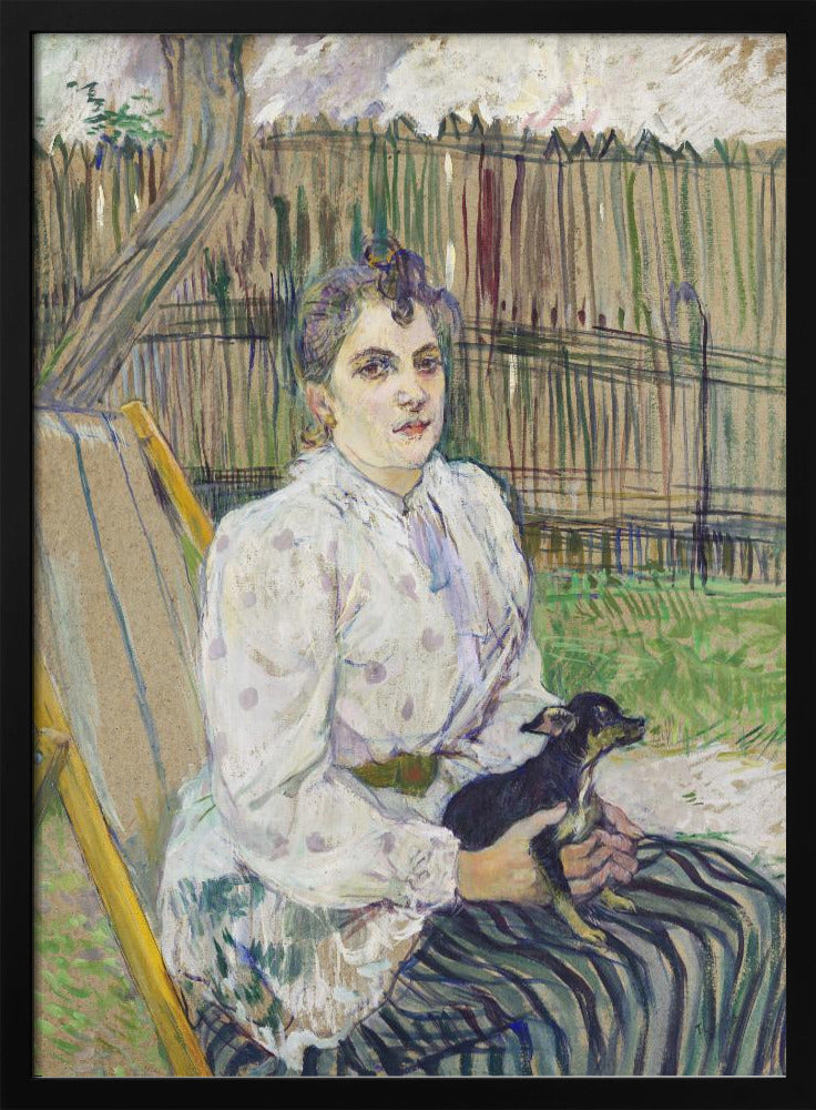 Lady With a Dog (1891) - Poster / Art Print