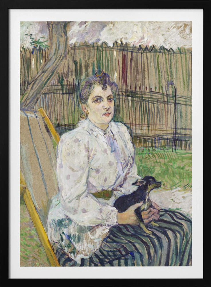 Lady With a Dog (1891) - Poster / Art Print