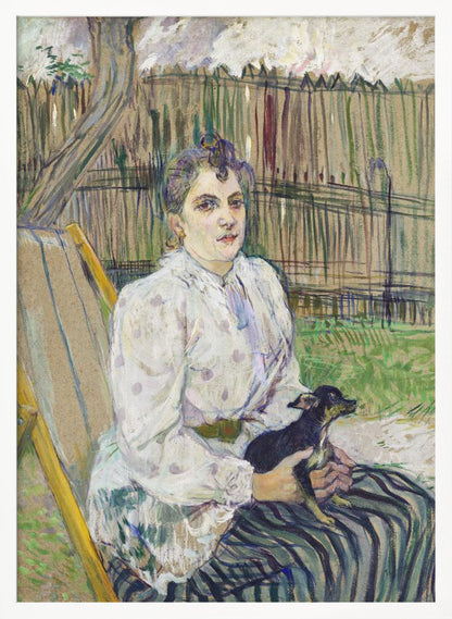 Lady With a Dog (1891) - Poster / Art Print
