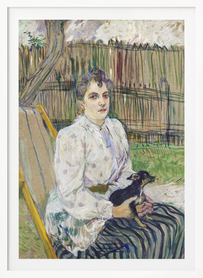 Lady With a Dog (1891) - Poster / Art Print