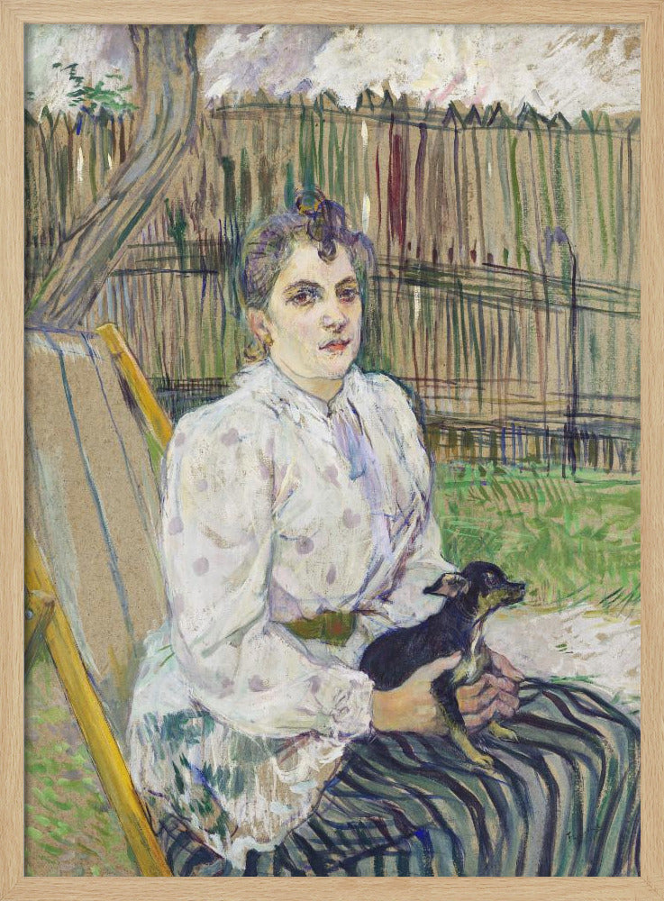 Lady With a Dog (1891) - Poster / Art Print