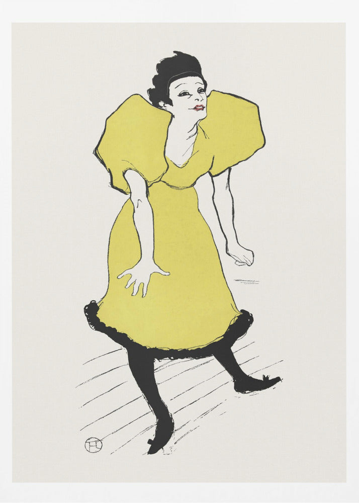 Portret Van Komediespeelster Polaire Op Het Toneel (1895) - Poster / Art Print