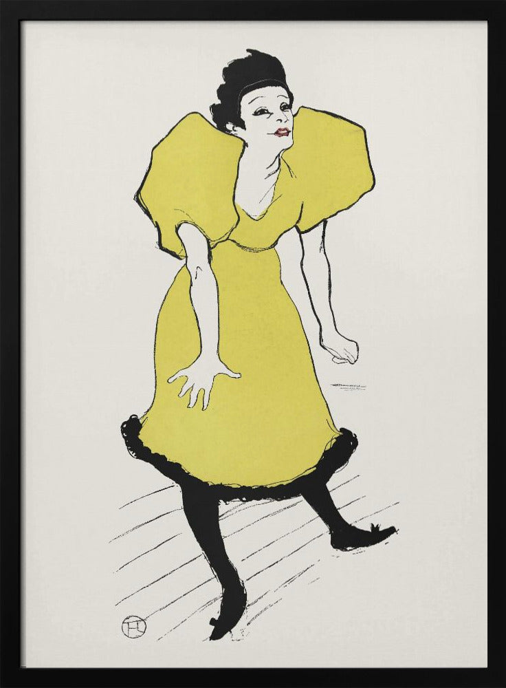 Portret Van Komediespeelster Polaire Op Het Toneel (1895) - Poster / Art Print