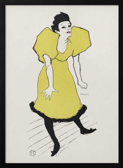 Portret Van Komediespeelster Polaire Op Het Toneel (1895) - Poster / Art Print