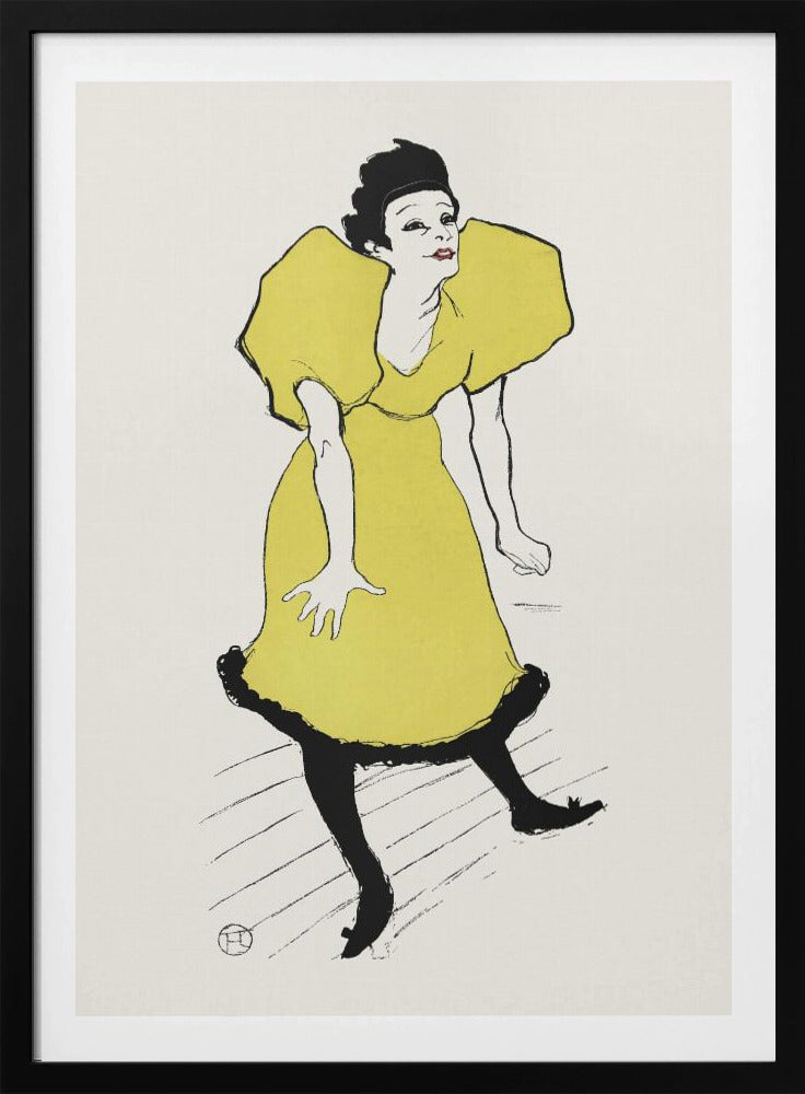 Portret Van Komediespeelster Polaire Op Het Toneel (1895) - Poster / Art Print