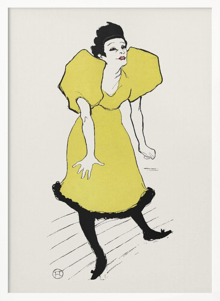 Portret Van Komediespeelster Polaire Op Het Toneel (1895) - Poster / Art Print