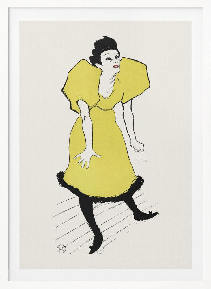 Portret Van Komediespeelster Polaire Op Het Toneel (1895) - Poster / Art Print