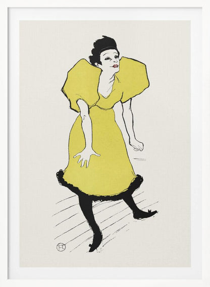 Portret Van Komediespeelster Polaire Op Het Toneel (1895) - Poster / Art Print