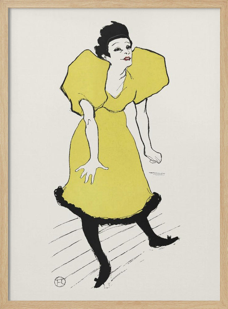 Portret Van Komediespeelster Polaire Op Het Toneel (1895) - Poster / Art Print