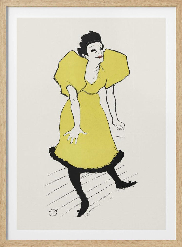 Portret Van Komediespeelster Polaire Op Het Toneel (1895) - Poster / Art Print