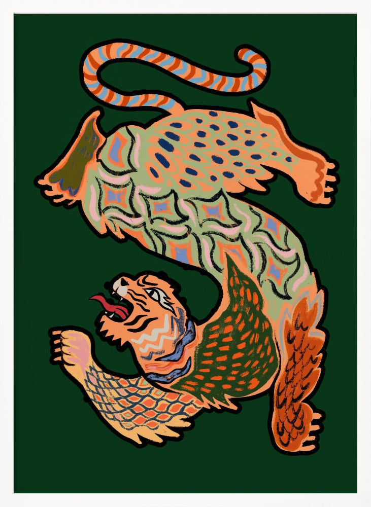 Asiantiger Green - Poster / Art Print