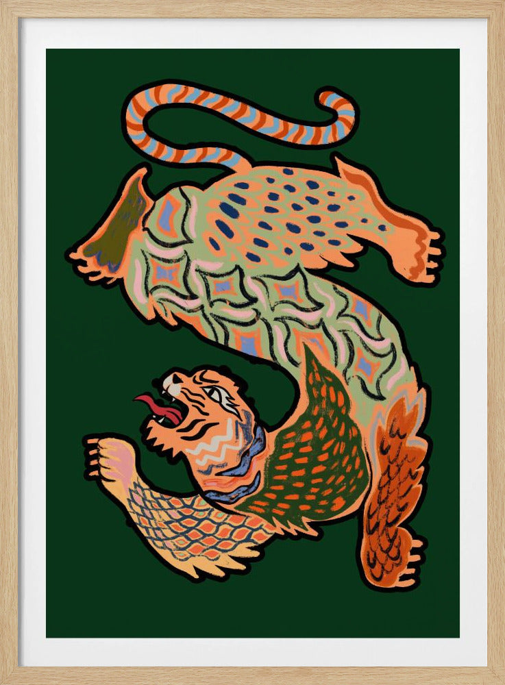 Asiantiger Green - Poster / Art Print