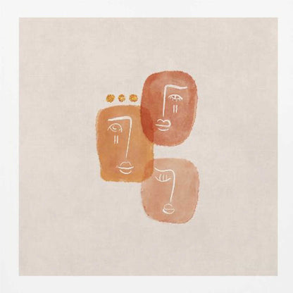 Faces in Harmony - Poster / Art Print