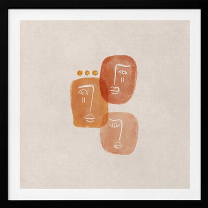 Faces in Harmony - Poster / Art Print
