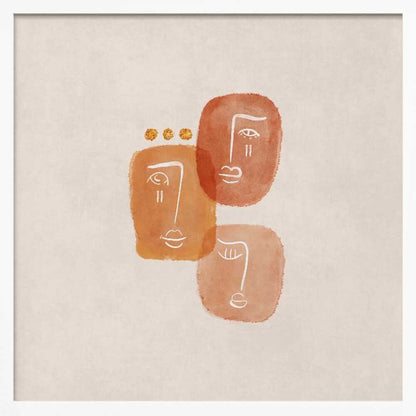Faces in Harmony - Poster / Art Print
