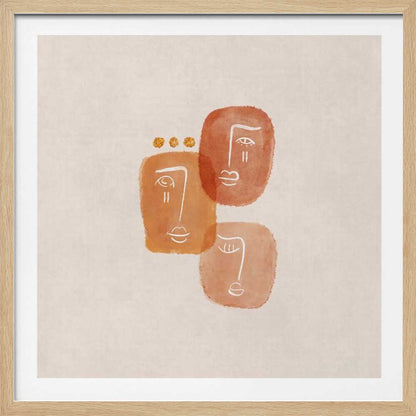 Faces in Harmony - Poster / Art Print