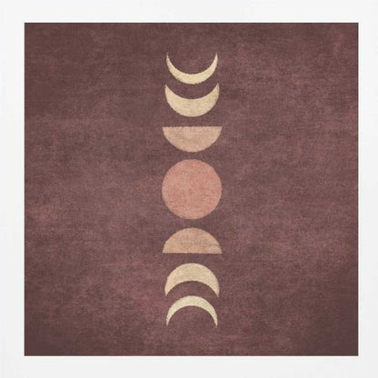 Lunar Phases Alignment - Poster / Art Print