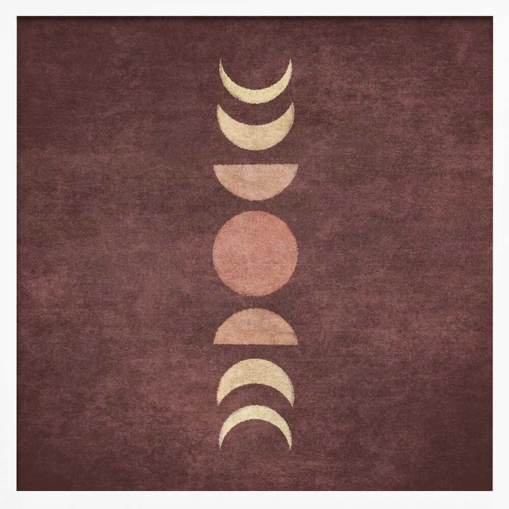Lunar Phases Alignment - Poster / Art Print