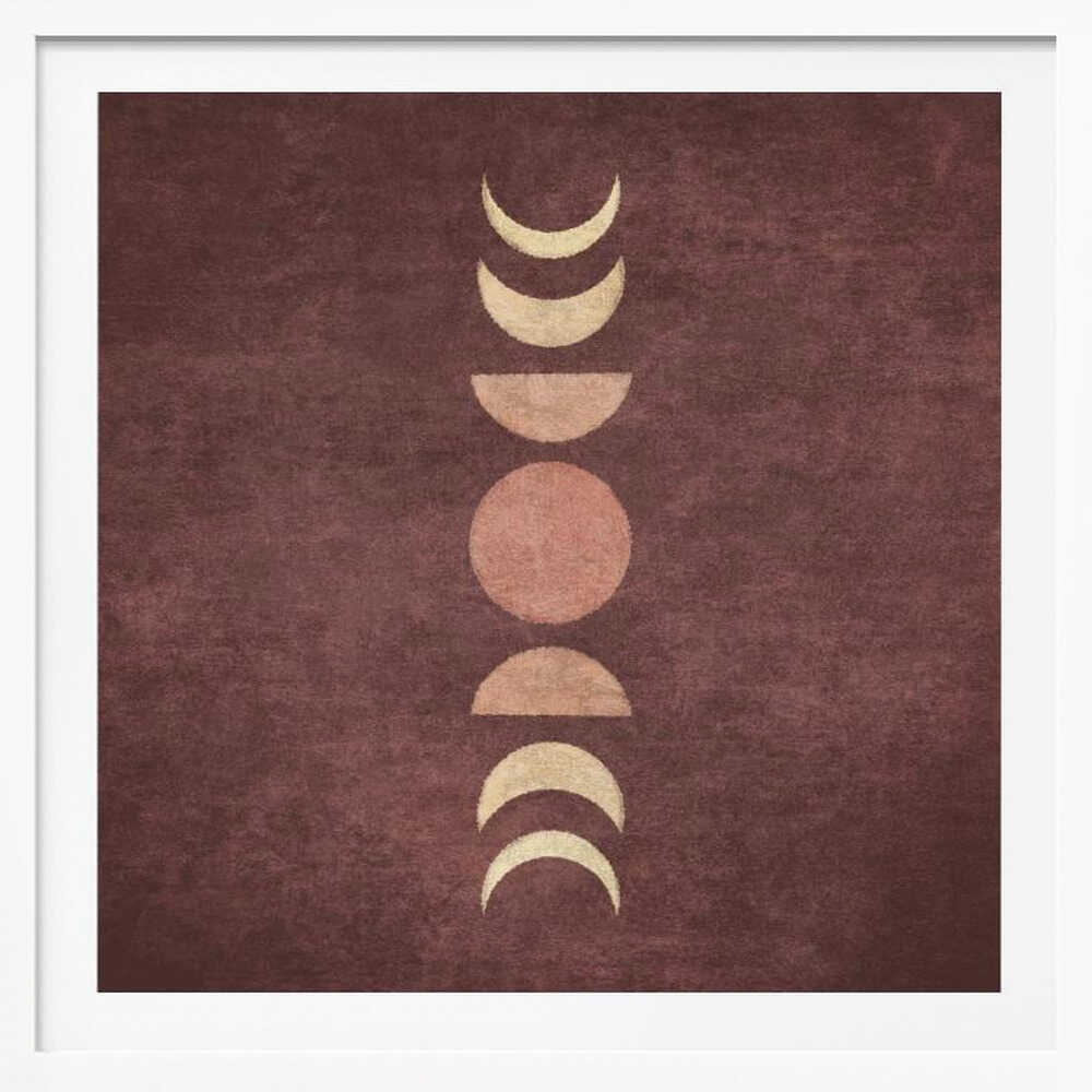 Lunar Phases Alignment - Poster / Art Print