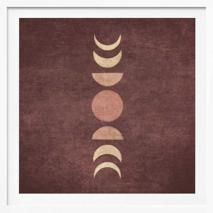 Lunar Phases Alignment - Poster / Art Print