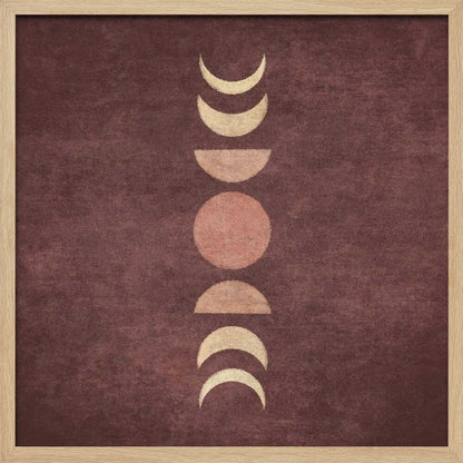 Lunar Phases Alignment - Poster / Art Print