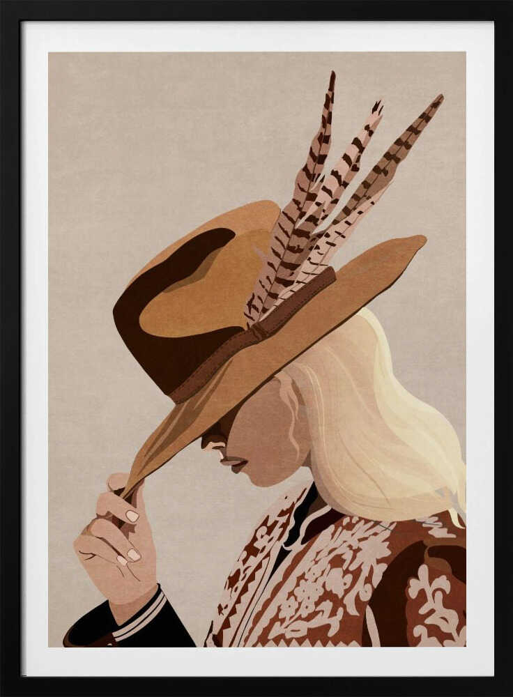 Feathered Elegance - Poster / Art Print