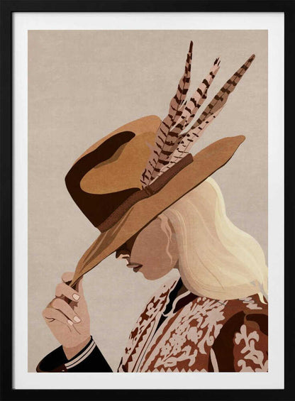 Feathered Elegance - Poster / Art Print