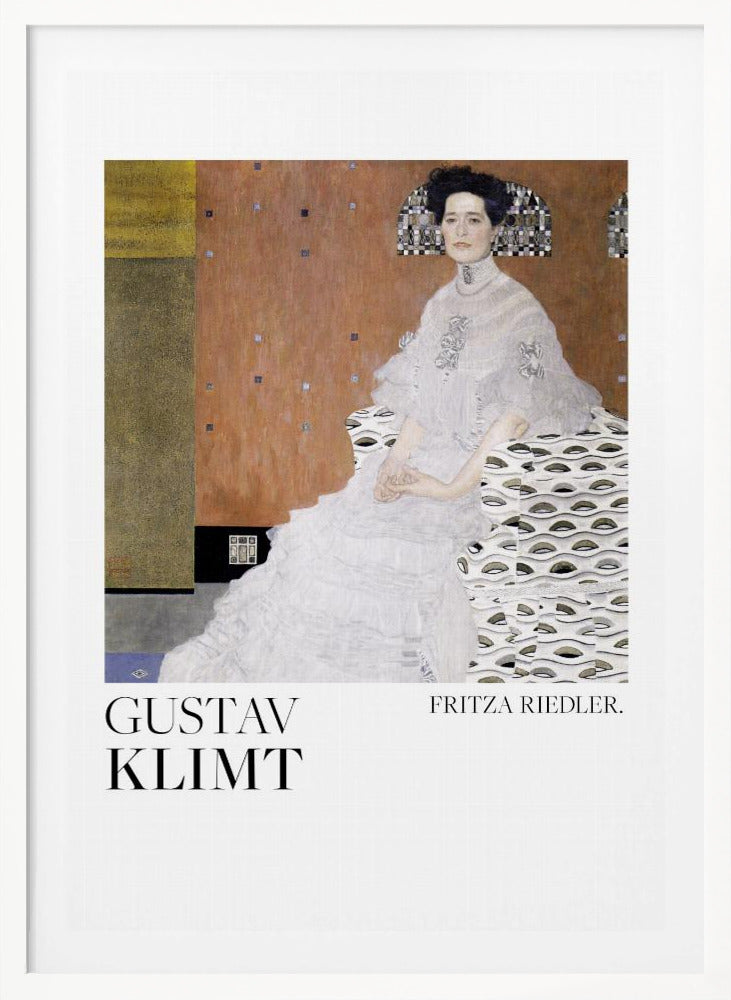 Portrait Fritza Riedler (1906) Poster - Poster / Art Print
