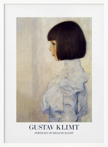 Portrait of Helene Klimt (1898) Poster - Poster / Art Print