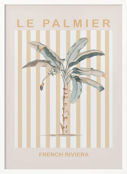 Riviera Plam Tree - Poster / Art Print