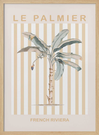 Riviera Plam Tree - Poster / Art Print