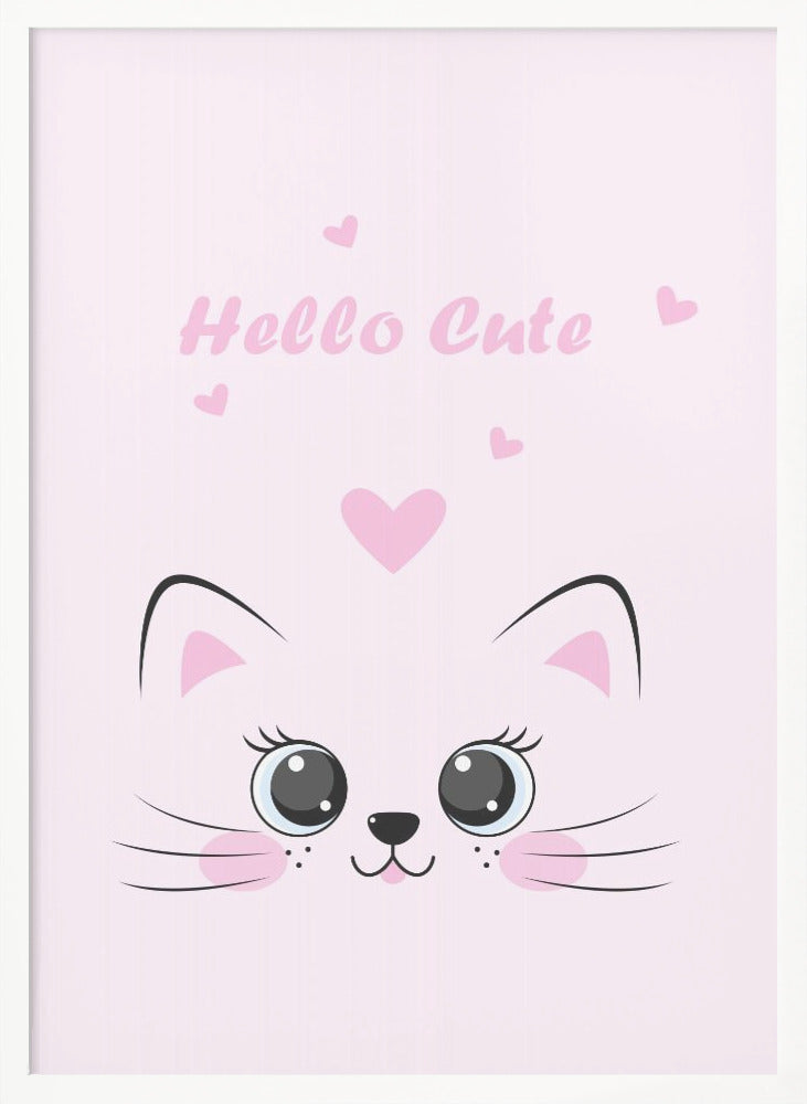 Pink Cat - Poster / Art Print