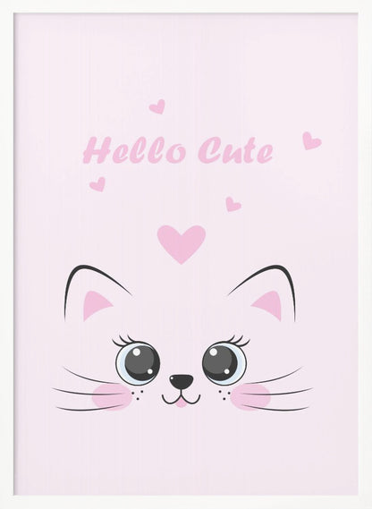 Pink Cat - Poster / Art Print