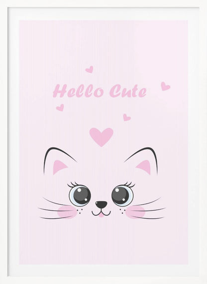 Pink Cat - Poster / Art Print