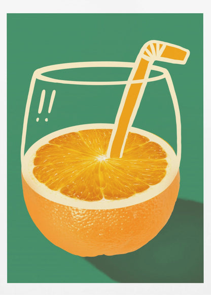 Orange juice - Poster / Art Print
