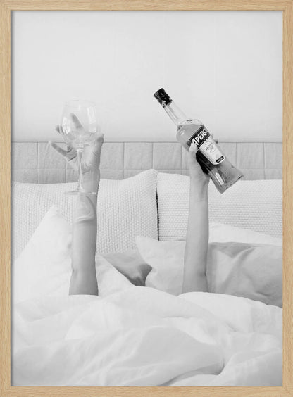 Aperol In Bed Low Key - Poster / Art Print